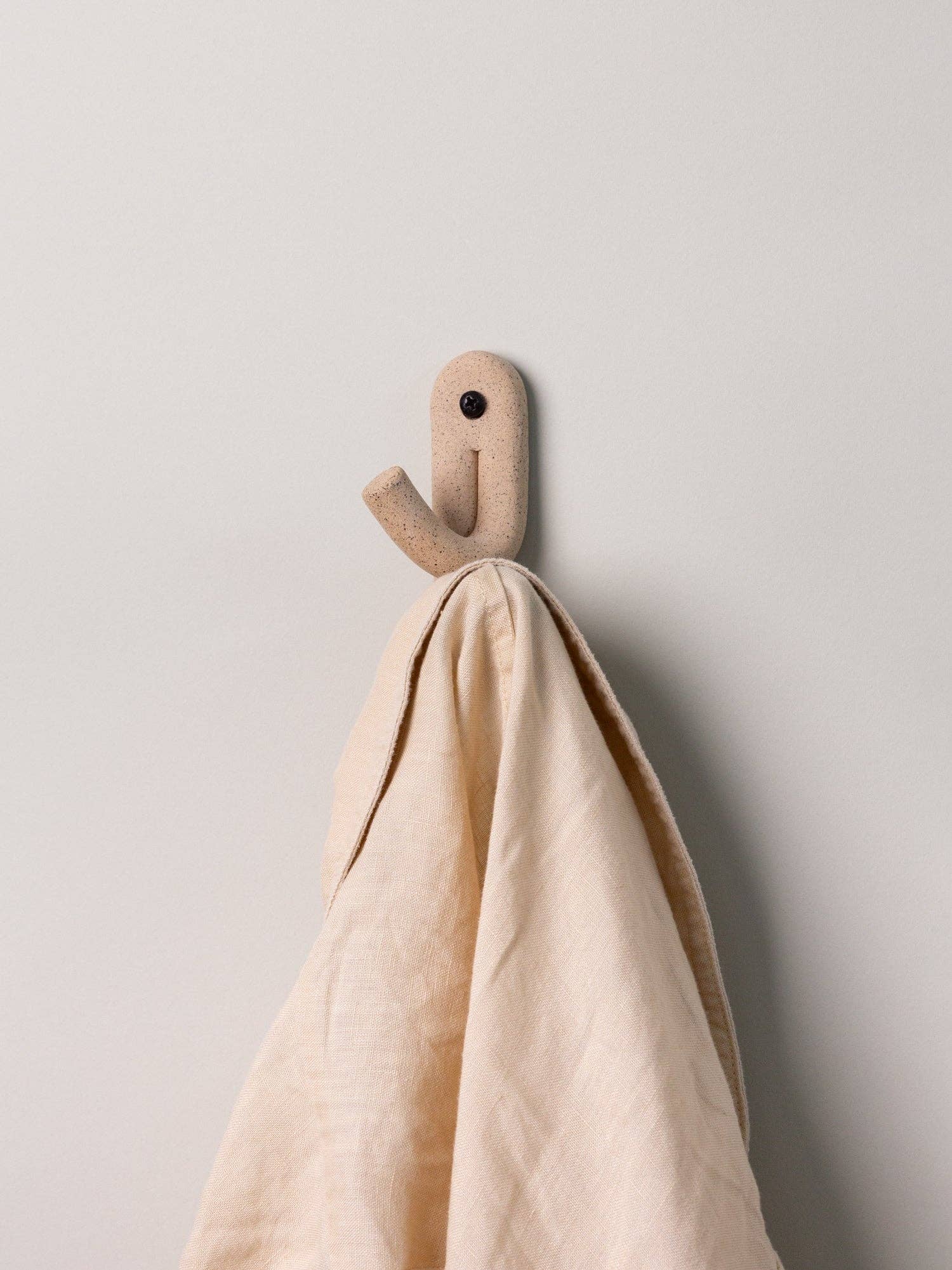 Leggy Crossed Wall Hook, Speckled