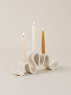 Wyat Candelabra, Cream