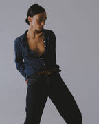 Alie | Skinny Leather Belt