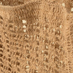 Crocheted Jute Market Bag, Natural