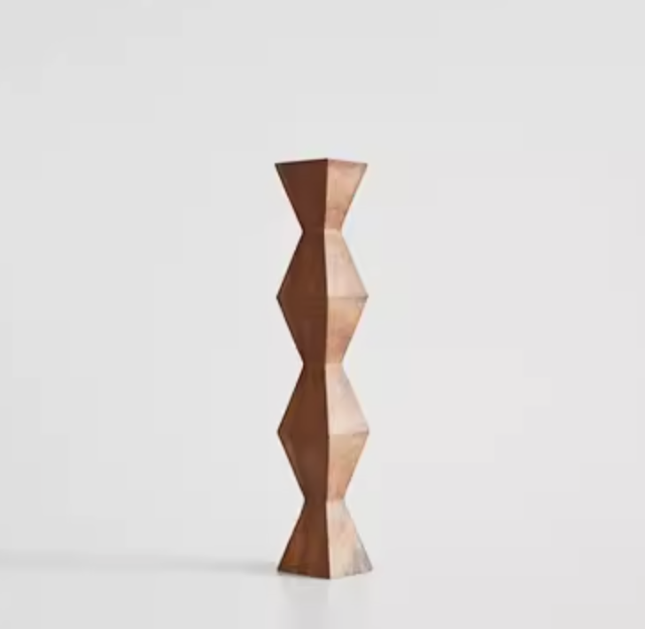 The Endless Column Handmade Wood Sculpture - Brancusi Series