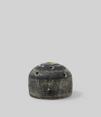 Terra Cotta Frog Vase, Grey Patina