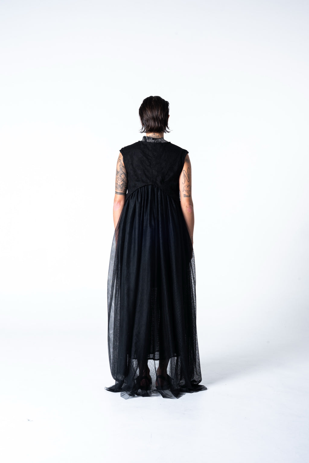 Cut Out Vest - Black