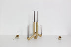 "Affluent" Wooden Candle Holder For Two Candles In Oak
