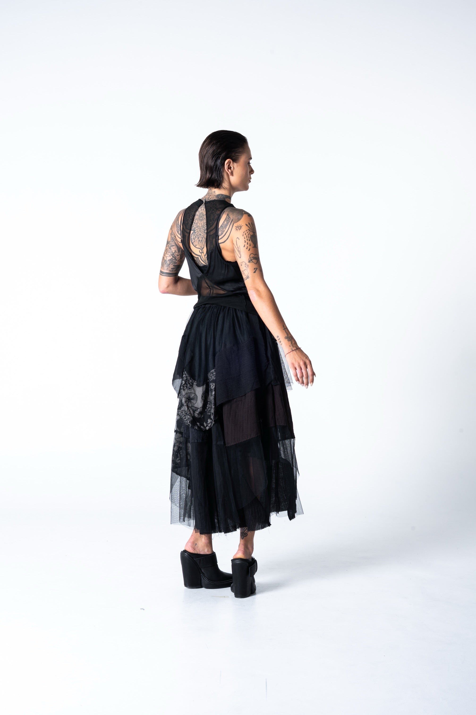 Gorgo Skirt - Mixed Dark