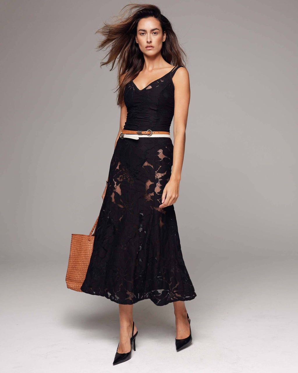 Alie | Skinny Leather Belt