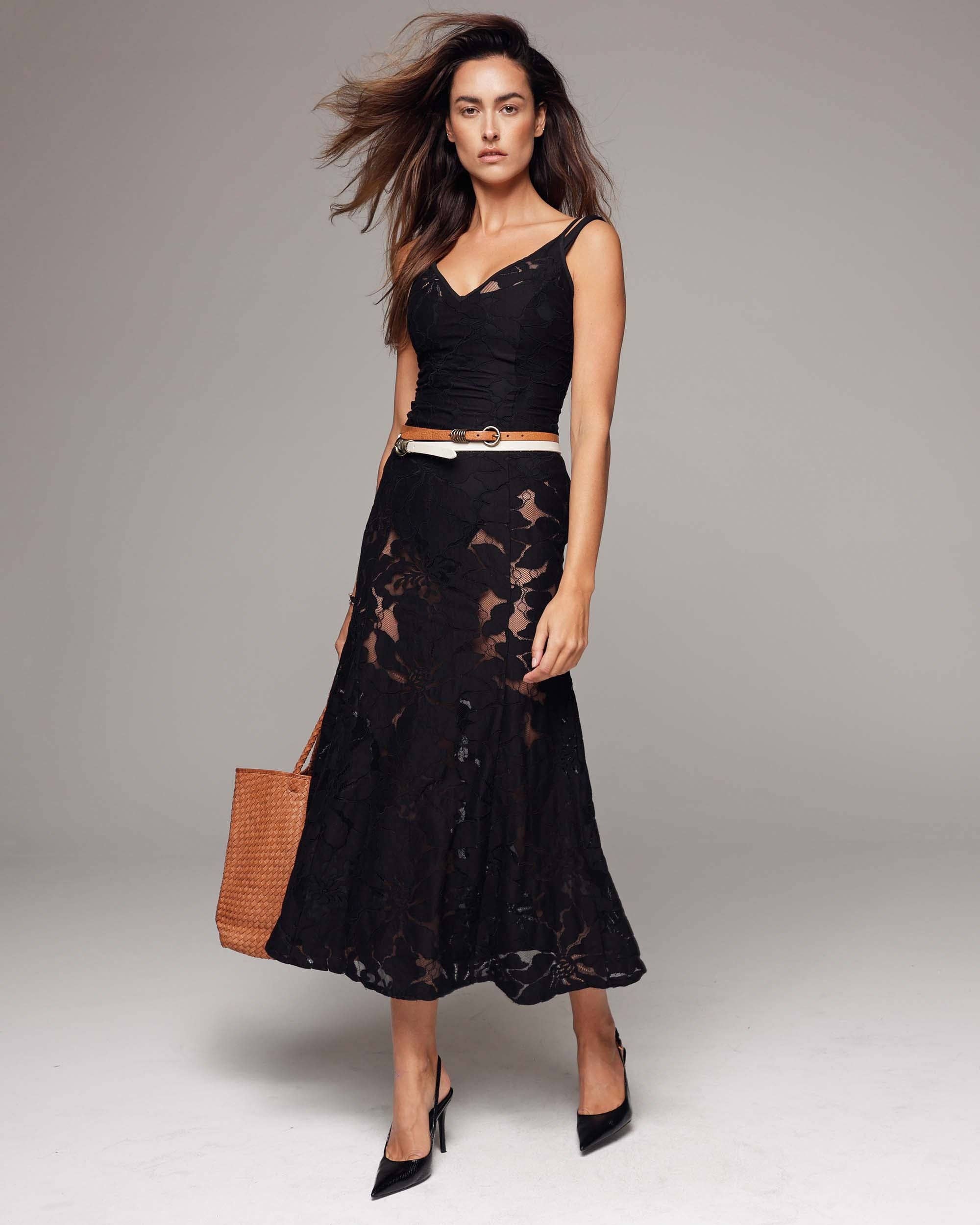 Alie | Skinny Leather Belt