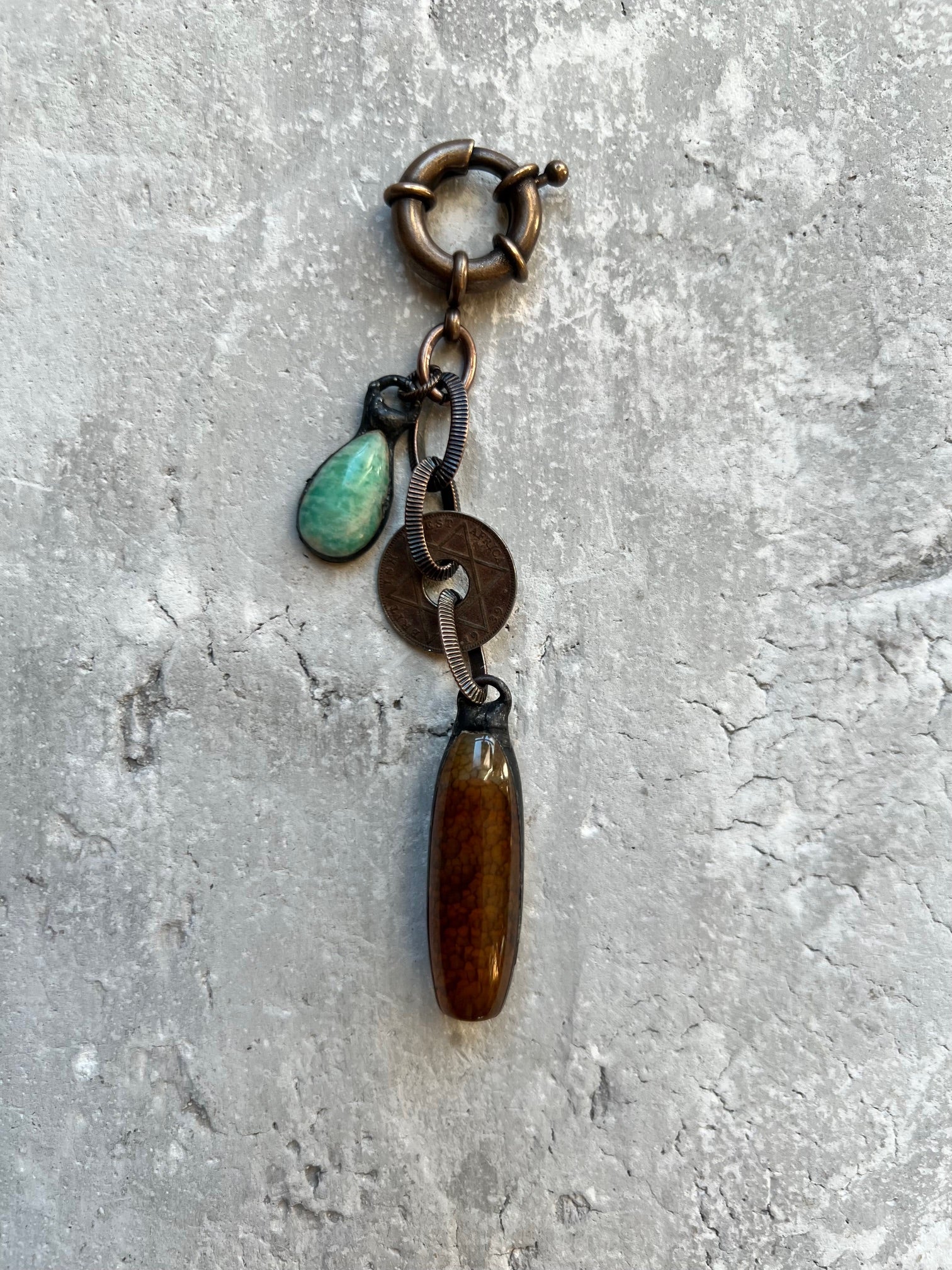 Tobacco and Turquoise Talisman