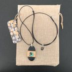 Turquoise Bead Wrappedrockz Necklace