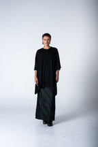 Wing Top - Black w/ Malachite