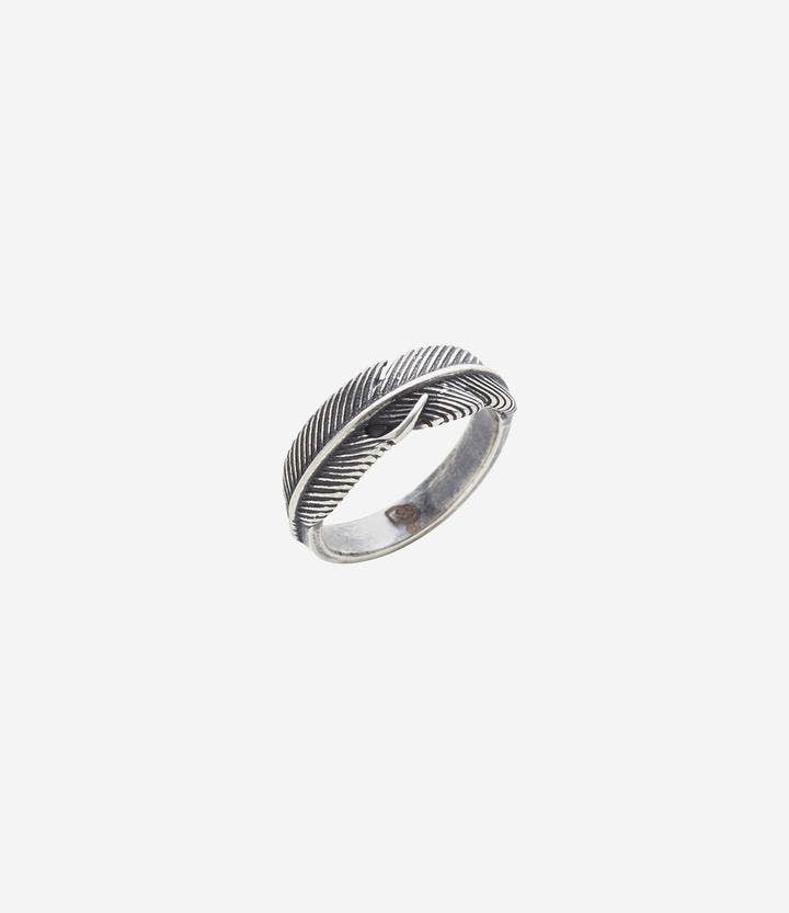 Sterling Silver Feather Ring