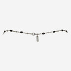 Sterling Silver Black Onyx Twisted Cable Chain Necklace