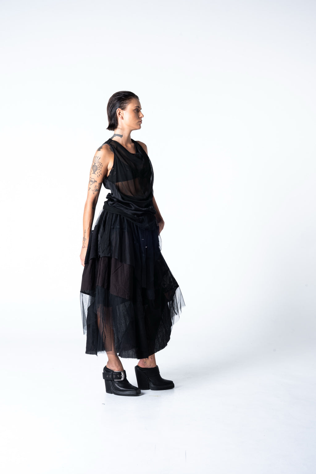 Gorgo Skirt - Mixed Dark
