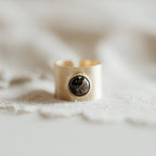Nile Ring // 8mm // Copper Obsidian