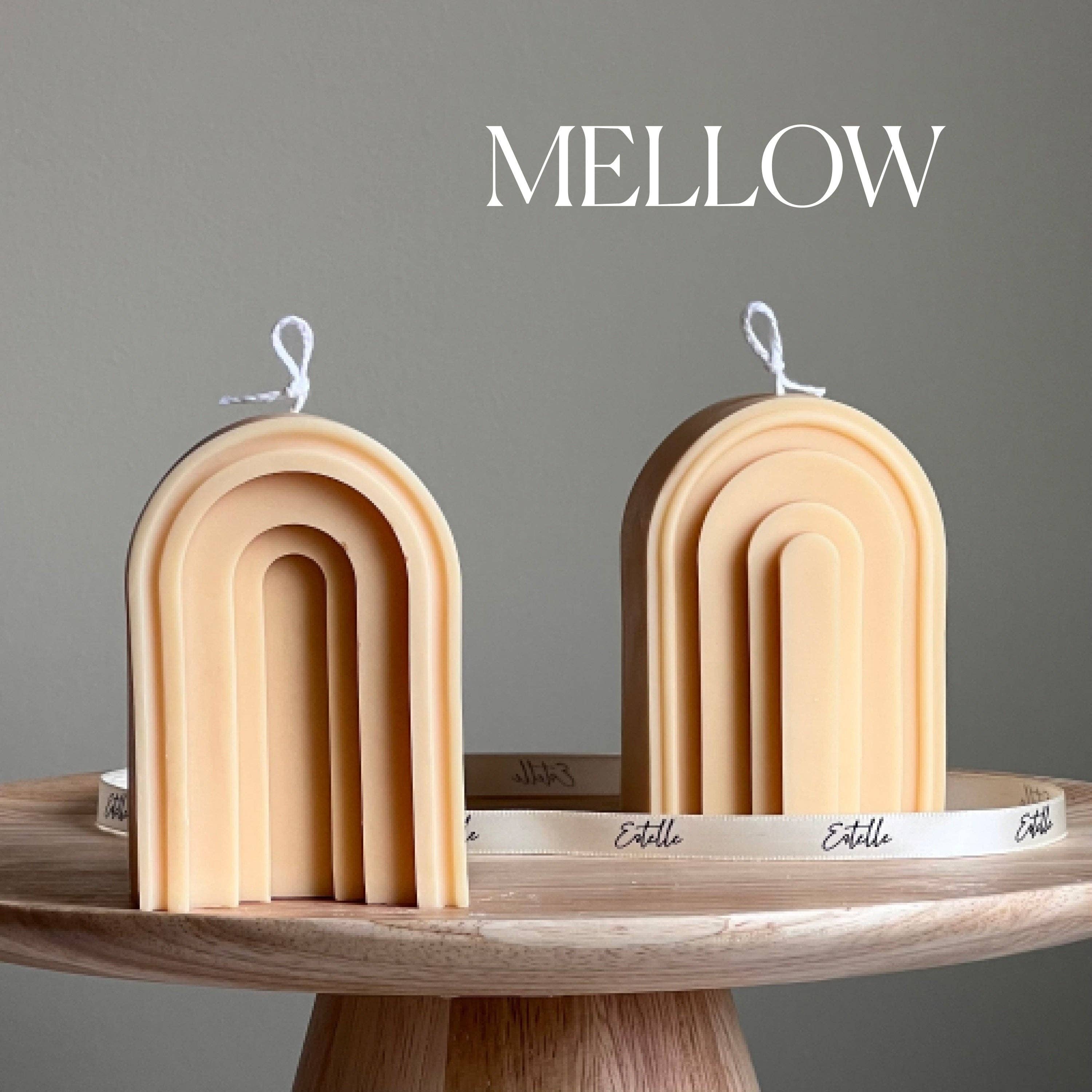 Arch Soy Candle: Sculptural Pillar Candle