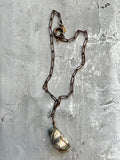 Bronze Paperclip Chain Necklace